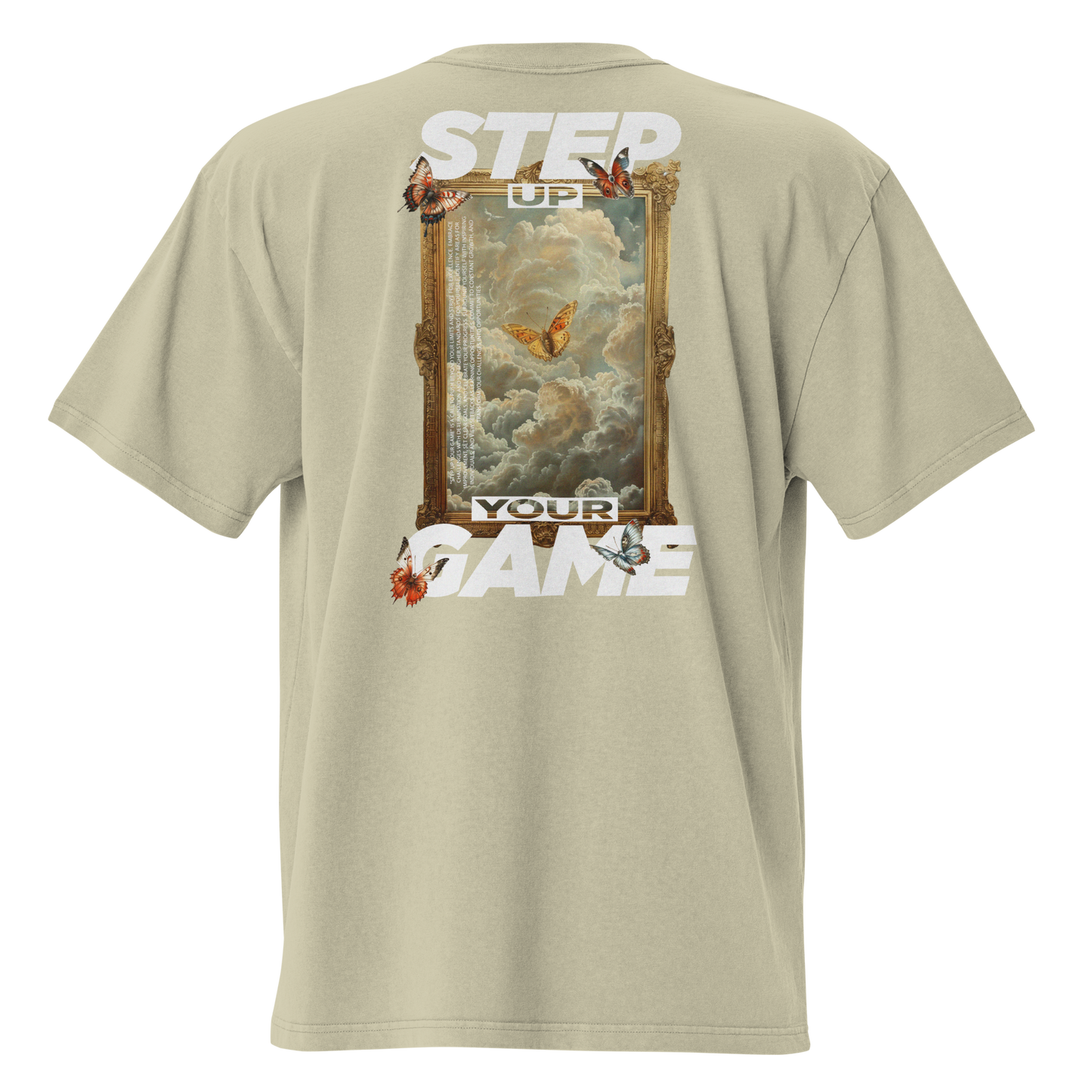 T-shirt STEP UP YOUR GAME Eucalyptus