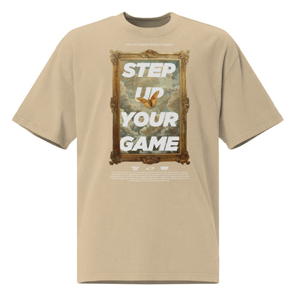 T-shirt STEP UP YOUR GAME Sand